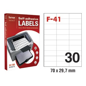 Etikete ILK 70x29,7mm pk100L Fornax F-41