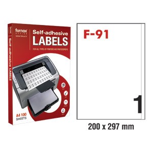 Etikete ILK 200x297mm pk100L Fornax F-91