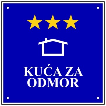 Ploča za apartman - KUĆA ZA ODMOR 3*