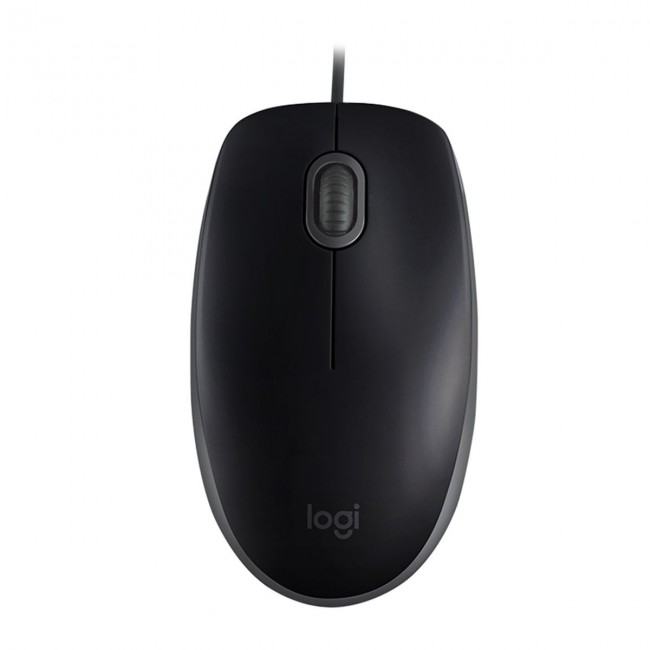 MIŠ LOGITECH B110 Silent Black žični