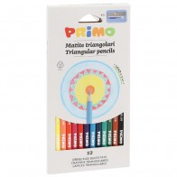 Boje drvene 12boja trokutaste Primo CMP.515TRIS12
