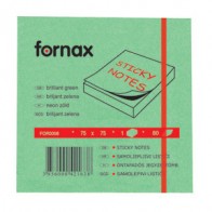 Blok samoljepljiv 75x75mm 80L neon-zeleni