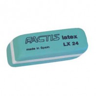 Gumica plastična LX24 soft Factis zelena