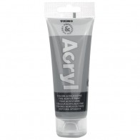 Boja tempera akrilna 75ml pvc tuba CMP.910 srebrna
