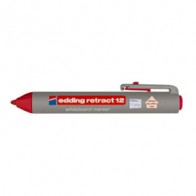 Marker za bijelu ploču 1,5-3mm Edding Retract 12 crveni