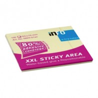 Blok samoljepljiv 125x75mm 100L XXLsticky Global Notes žuti