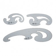 Krivuljar pk3 Mobius 70830030 prozirno plavi blister