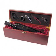 Set - kutija za vino za 1 bocu + pribor