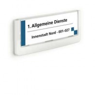 Informacijski okvir za vrata CLICK SIGN 149x52.5mm bijeli