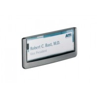 Informacijski okvir za vrata CLICK SIGN 149x52.5mm sivi