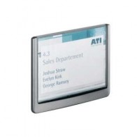 Informacijski okvir za vrata CLICK SIGN 149x105.5mm sivi