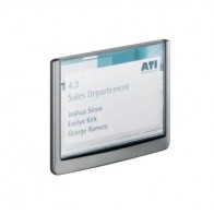 Informacijski okvir za vrata CLICK SIGN 149x148.5mm sivi