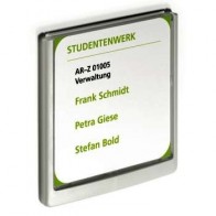 Informacijski okvir za vrata CLICK SIGN 149x148.5mm bijeli