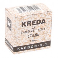 Kreda krojačka pk5 Karbon crvena