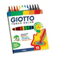 Flomaster školski 12boja Giotto Turbo Color Fila 0714 blister