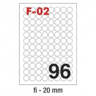 Etikete ILK fi-20mm pk100L Fornax F-02