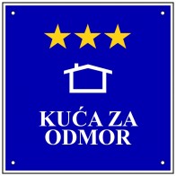 Ploča za apartman - KUĆA ZA ODMOR 3*