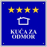 Ploča za apartman - KUĆA ZA ODMOR 4*