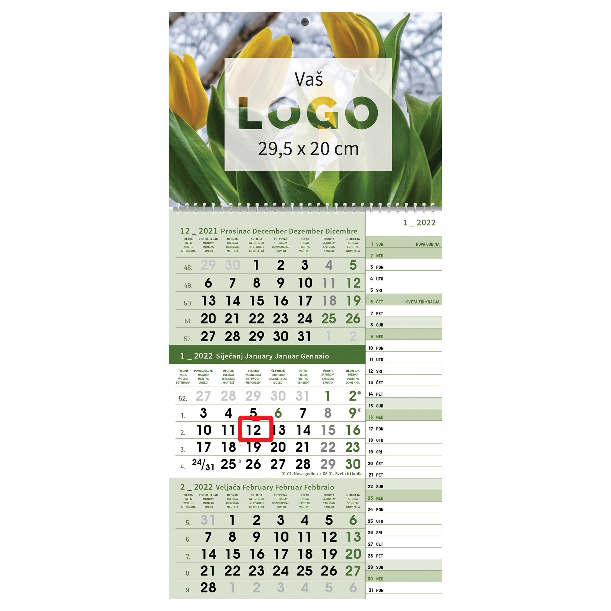 Kalendar za dotisak Kalendar za dotisak
